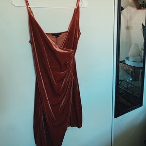 Rust colored dress
